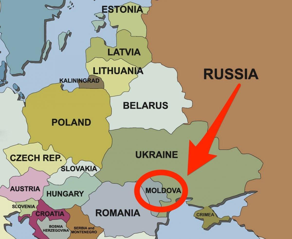 Moldova haritası 
